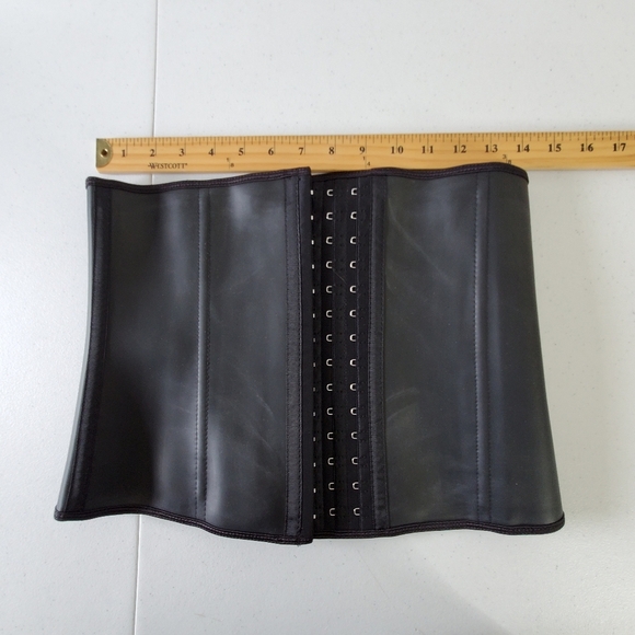 Yianna Women's Corset Waist Trainer Size Large Underbust Body Shaper Black - Picture 6 of 14